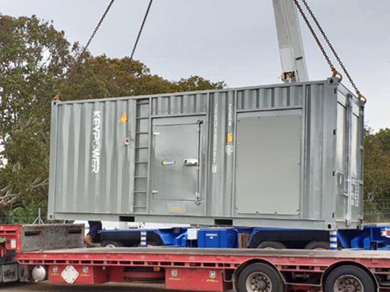 KEYPOWER 900kva Containerised Generator with Cummins Engine for Australian Wide Bay Water Project