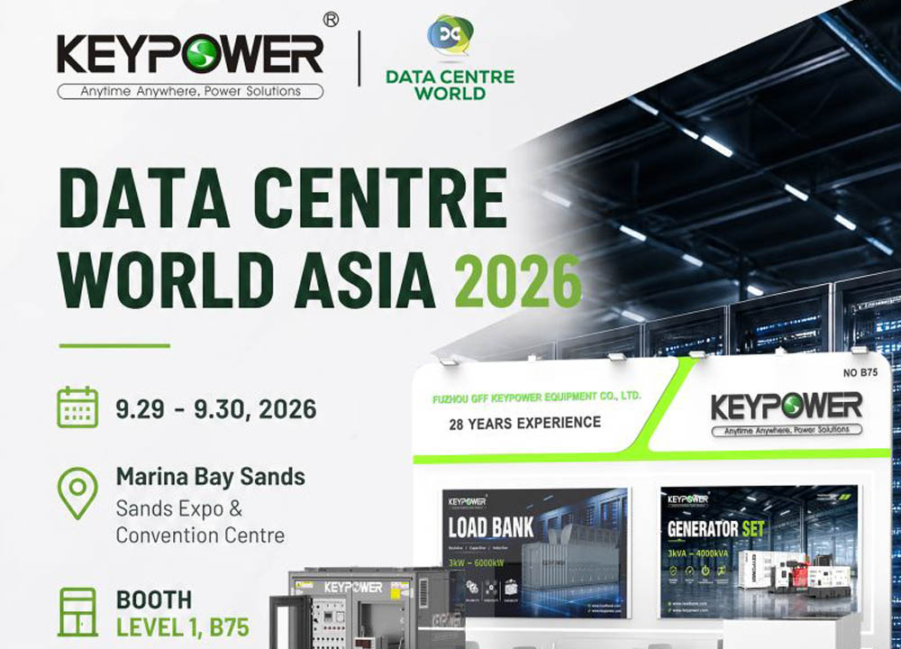  Join KEYPOWER at Data Centre World Asia 2026 in Singapore! 