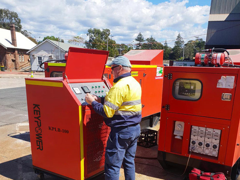 load testing rental generators from 10kW-100kW